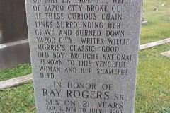 Witch of Yazoo Legend plaque