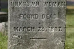 Rahway Girl Tombstone