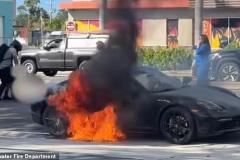 David Calderon & Burning Porsche