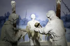 Unit 731 Freezing "Logs" Museum Exhibit