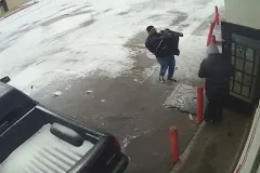 Faris Hussain rescuing homeless woman
