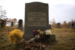 Zona Heaster Shue tombstone