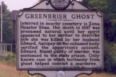 Greenbriar Ghost Plaque
