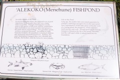 Alekoko Fishpond Sign