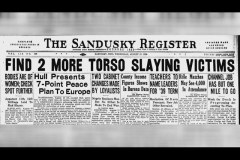 Cleveland's "Torso Killer" Headline