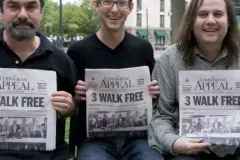 Three Walk Free