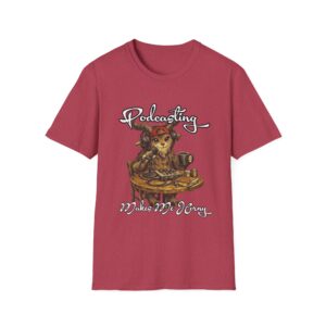 "Podcasting Makes Me Horny" Graphic T-shirt