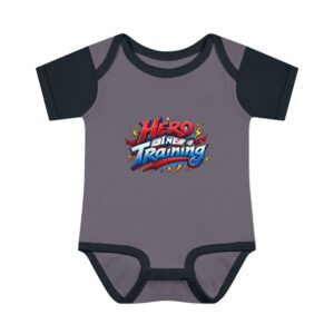 'Hero in Training' Graphic Baby Onesie