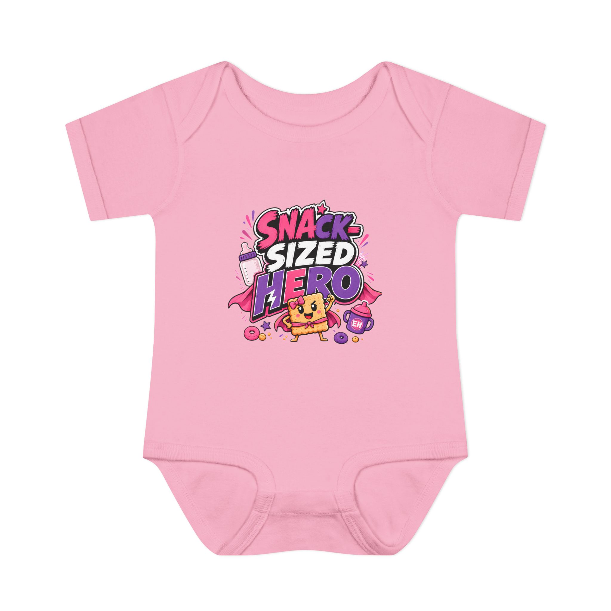"Snack-Sized Hero" Infant Onesie - Image 15