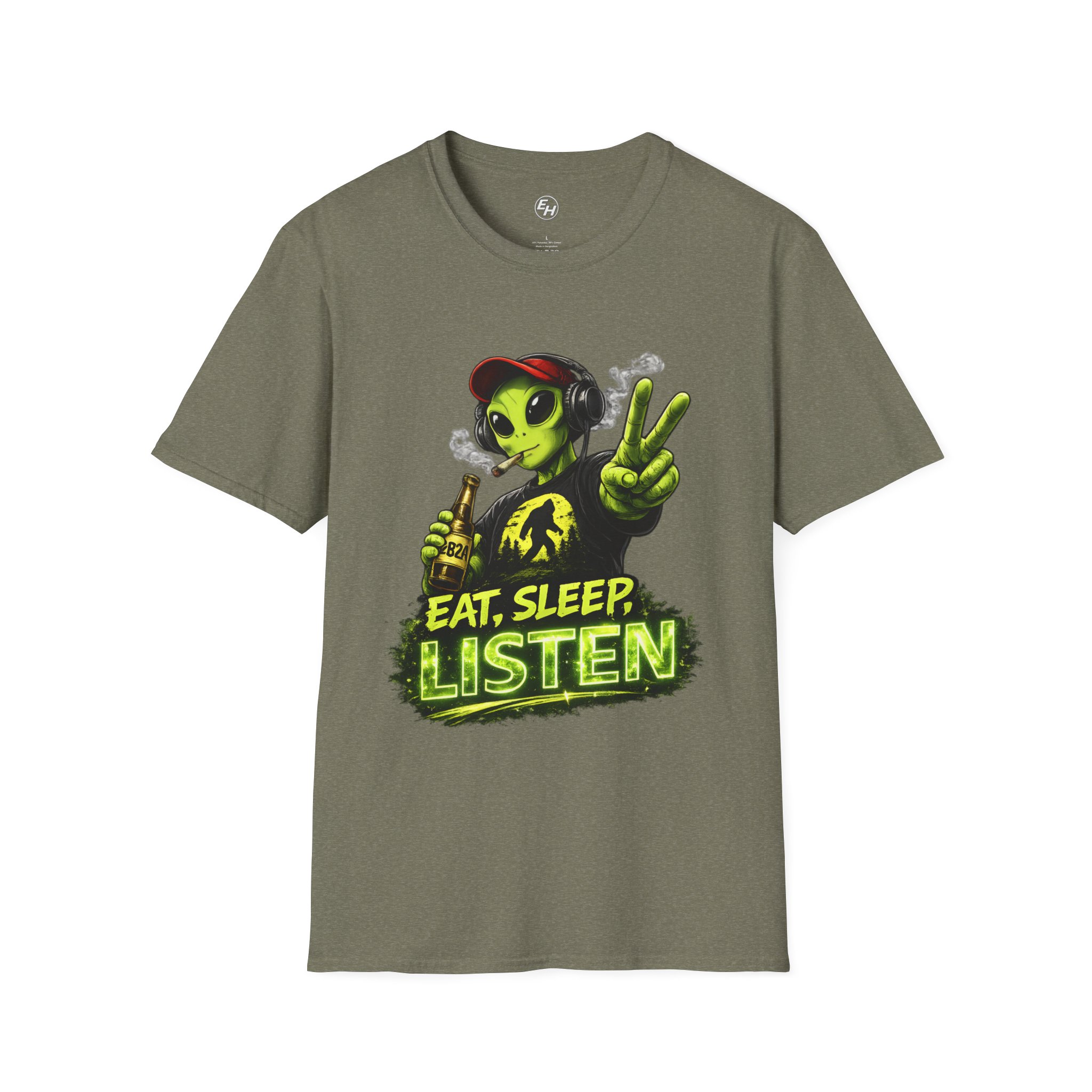 "Eat, Sleep, Listen" Graphic Tee - Image 9