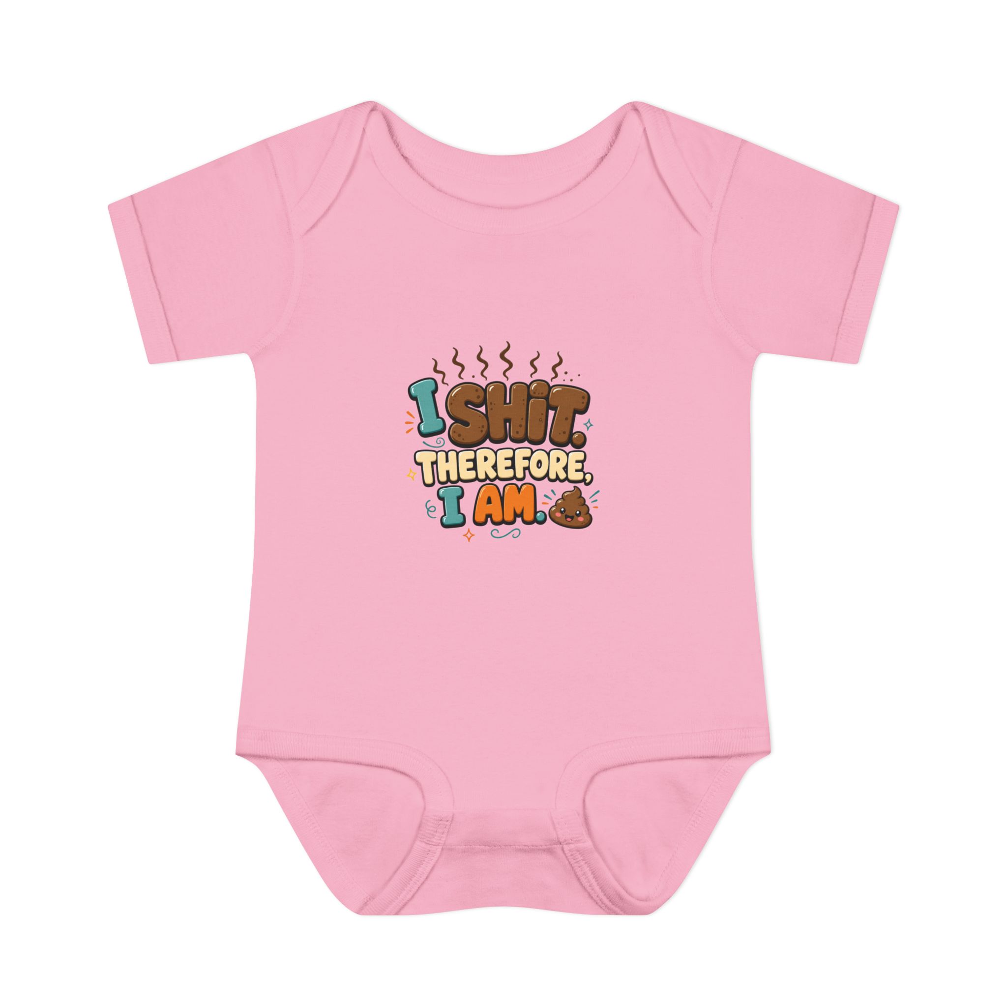 "I Shit Therefore I Am" Infant Onesie - Image 16