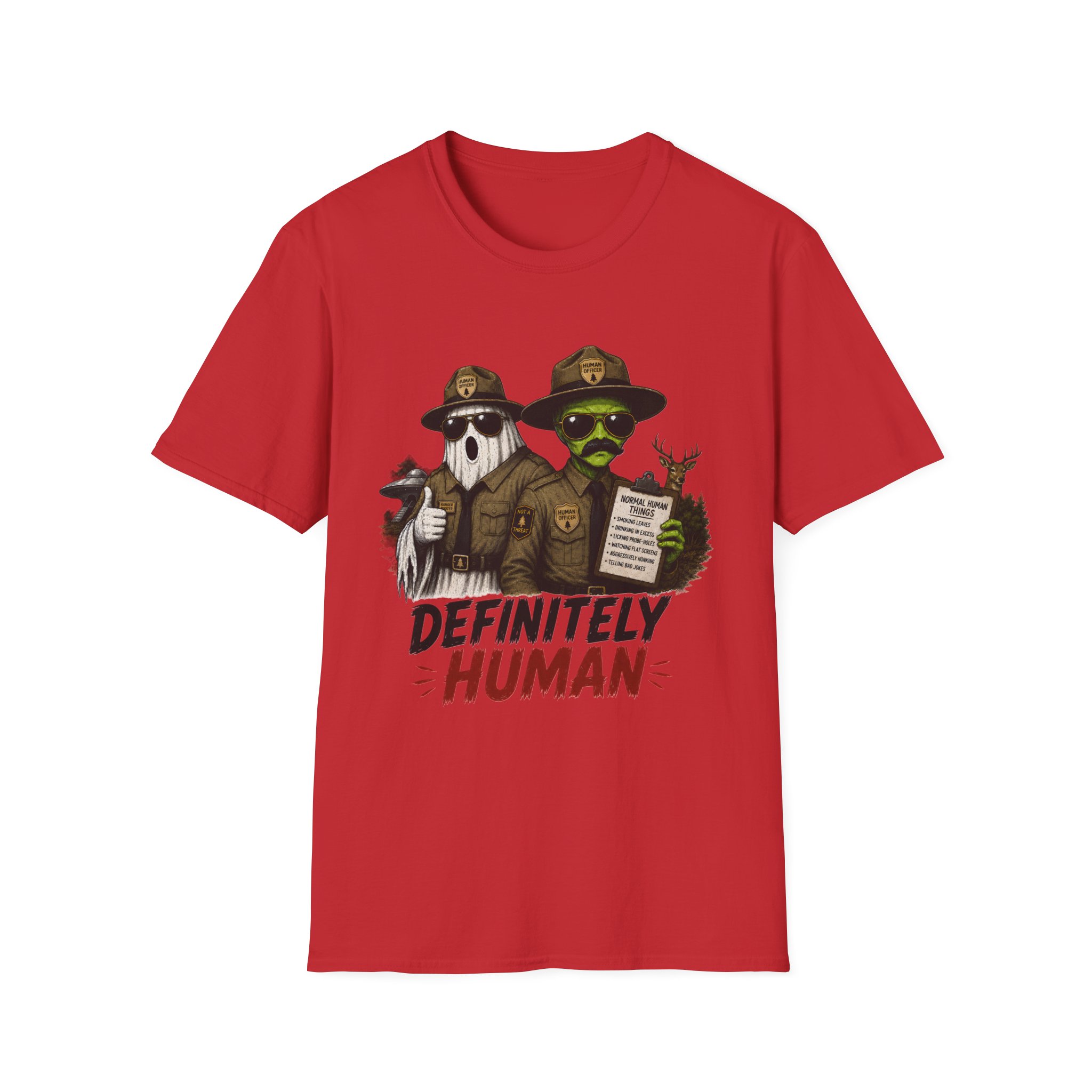 "Definitely Human" Graphic Tee - Image 10