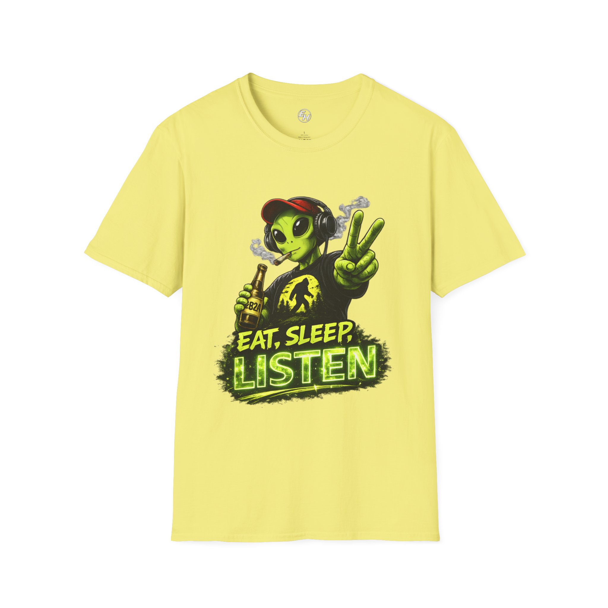 "Eat, Sleep, Listen" Graphic Tee - Image 5