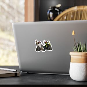 Boozer & Zorbo Kiss-Cut Vinyl Decal