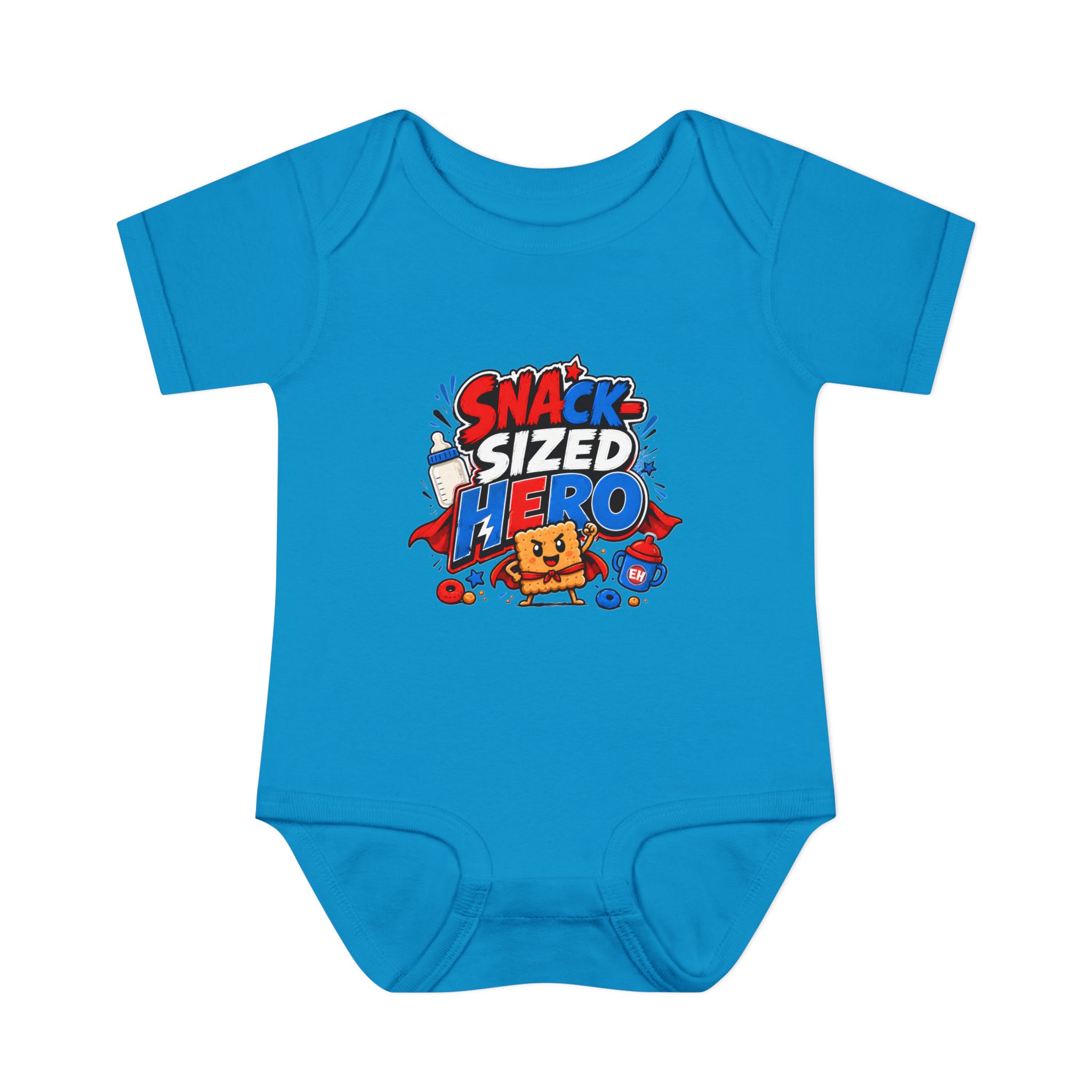 "Snack-Sized Hero" Infant Onesie - Image 18