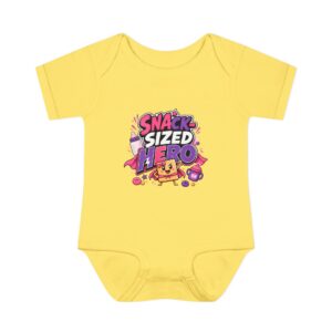 "Snack-Sized Hero" Infant Onesie