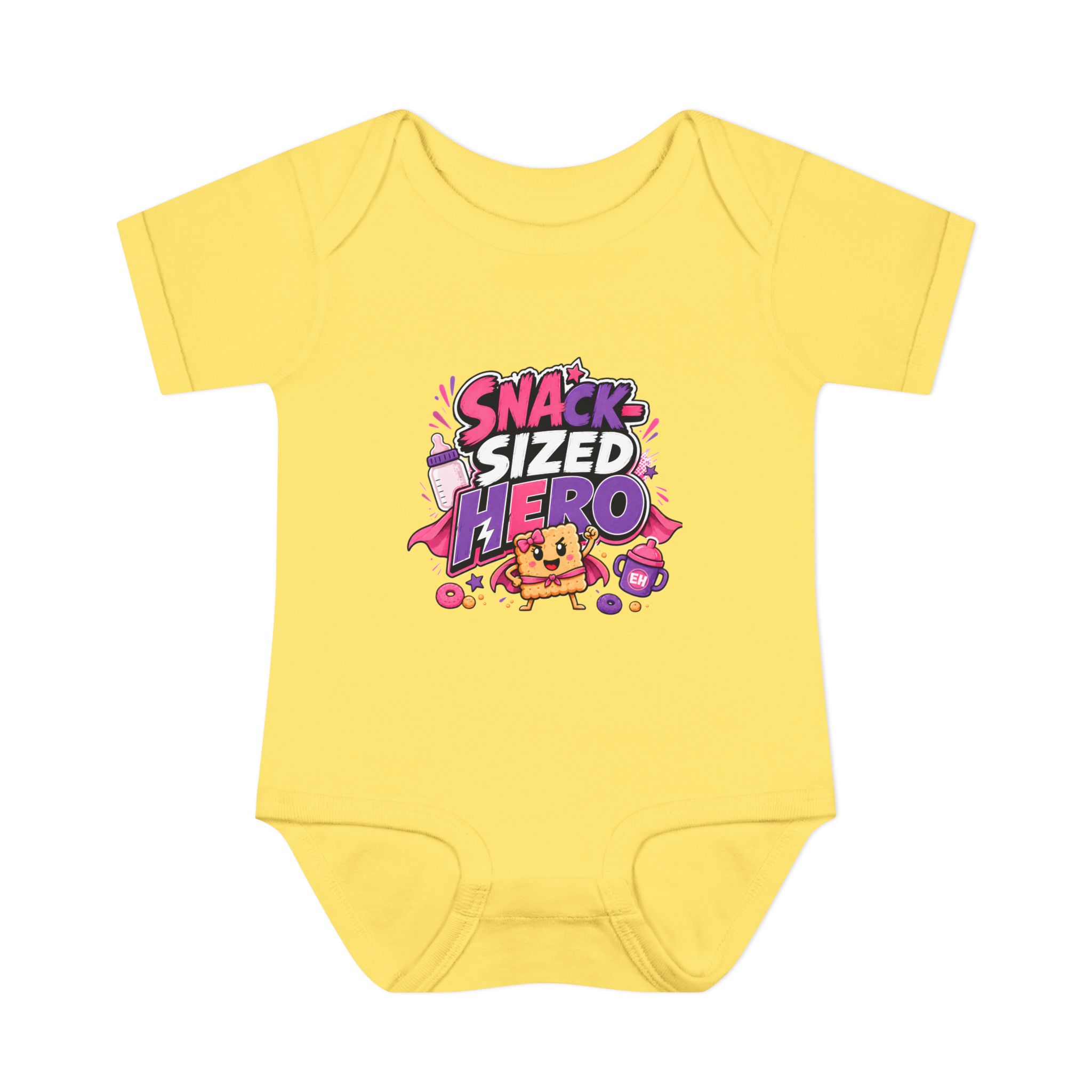 "Snack-Sized Hero" Infant Onesie