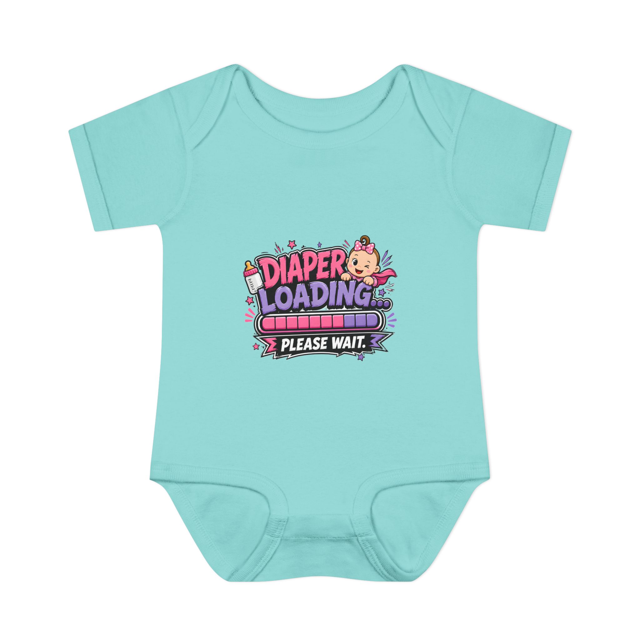 "Diaper Loading" Infant Onesie - Image 5