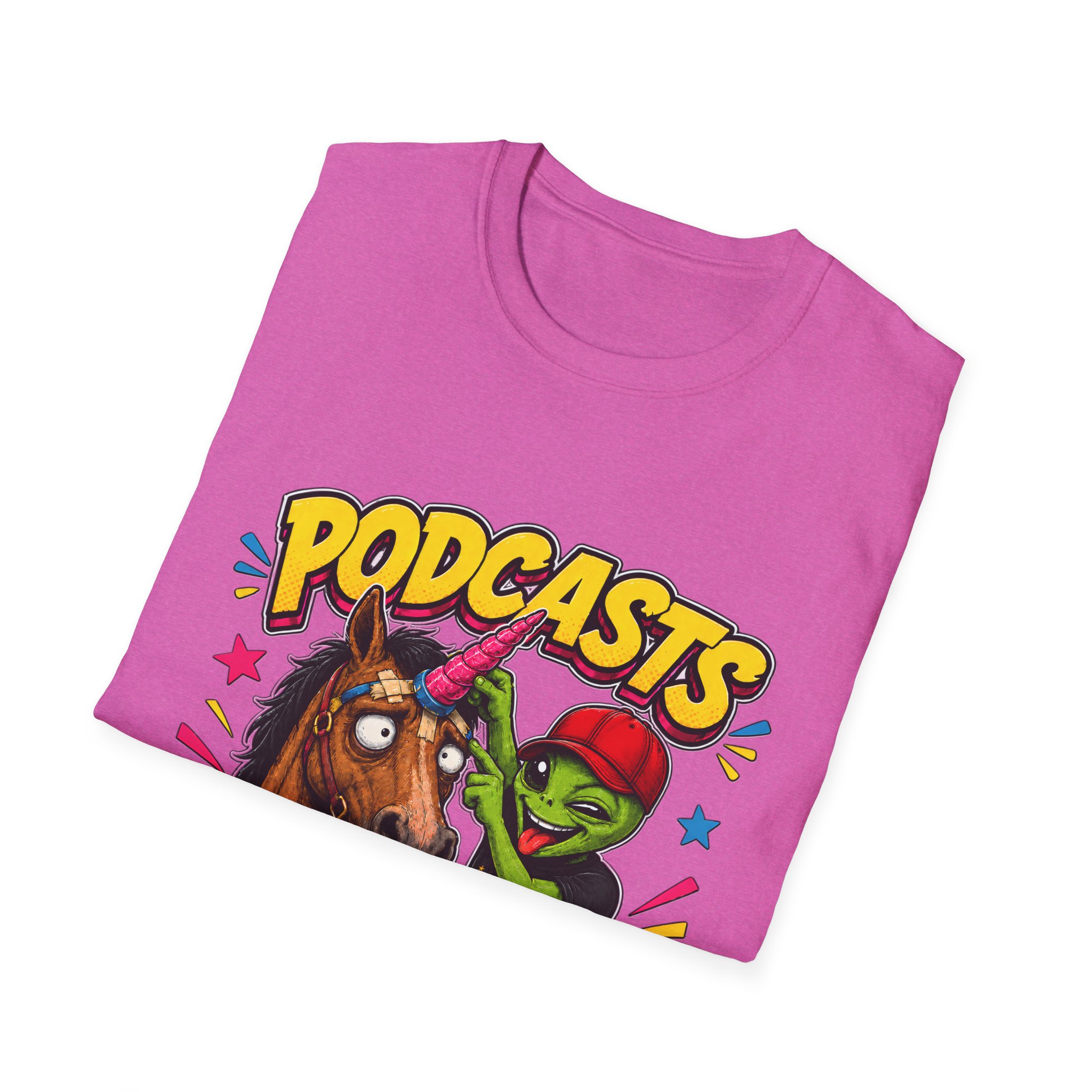 "Podcasts Make Me Horny" Graphic T-shirt - Image 3