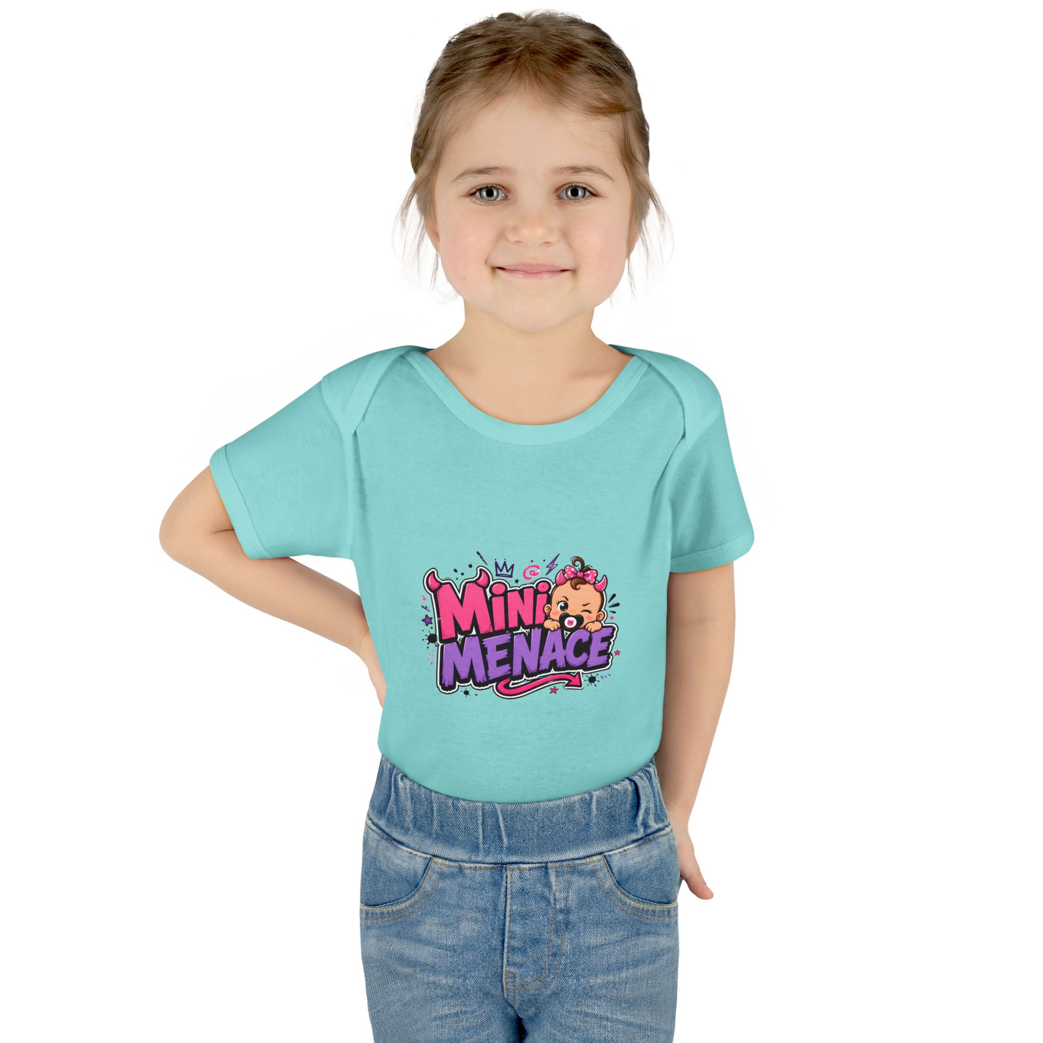"Mini Menace" Infant Onesie - Image 7