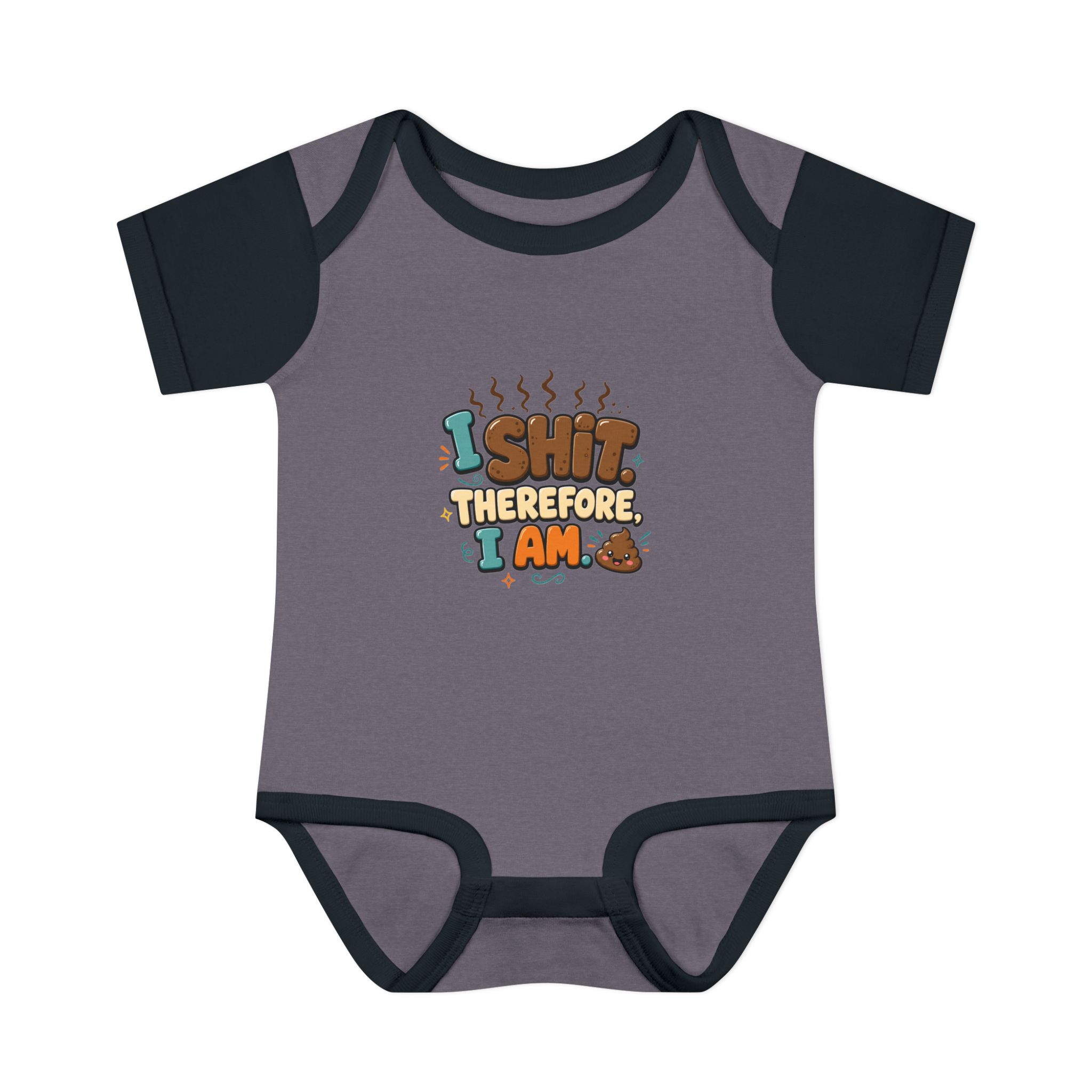 "I Shit Therefore I Am" Infant Onesie - Image 14