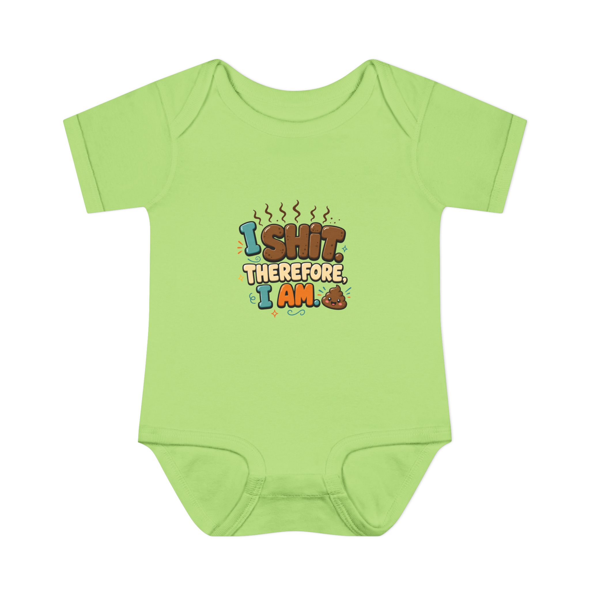 "I Shit Therefore I Am" Infant Onesie - Image 8
