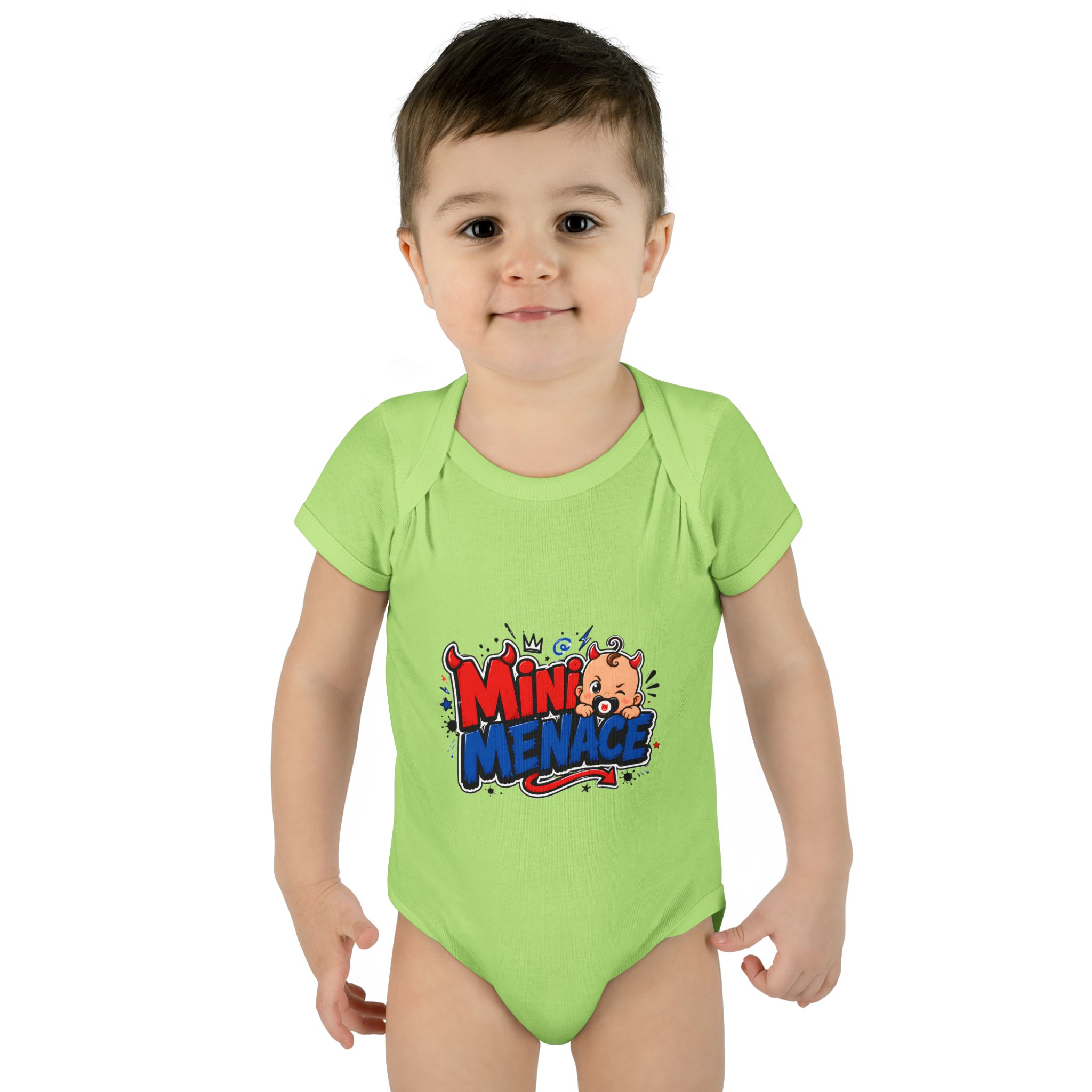 "Mini Menace" Infant Onesie - Image 4