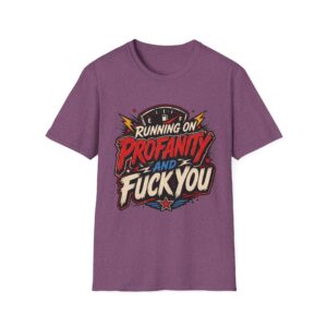 "Running On Profanity" Graphic Tee