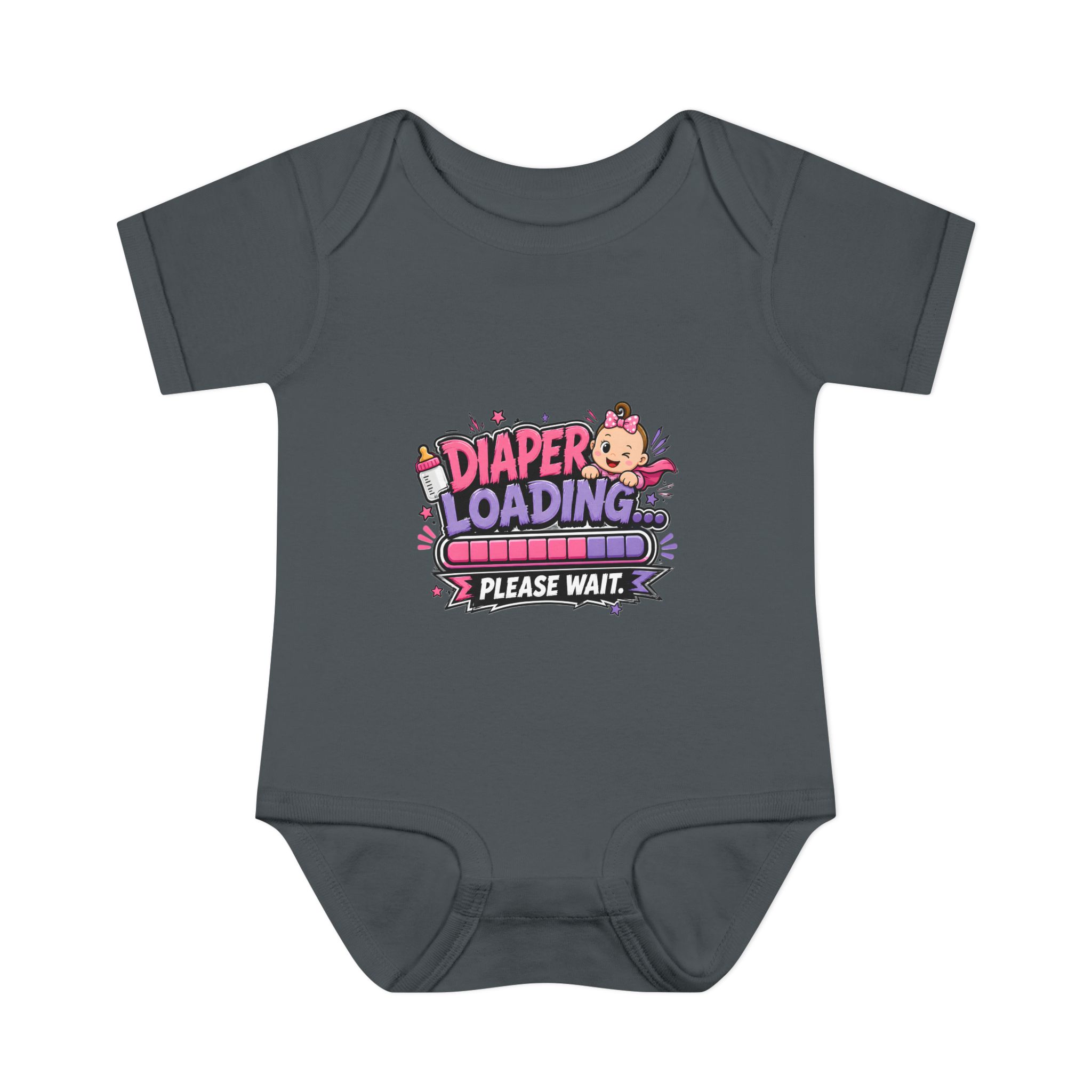 "Diaper Loading" Infant Onesie - Image 10