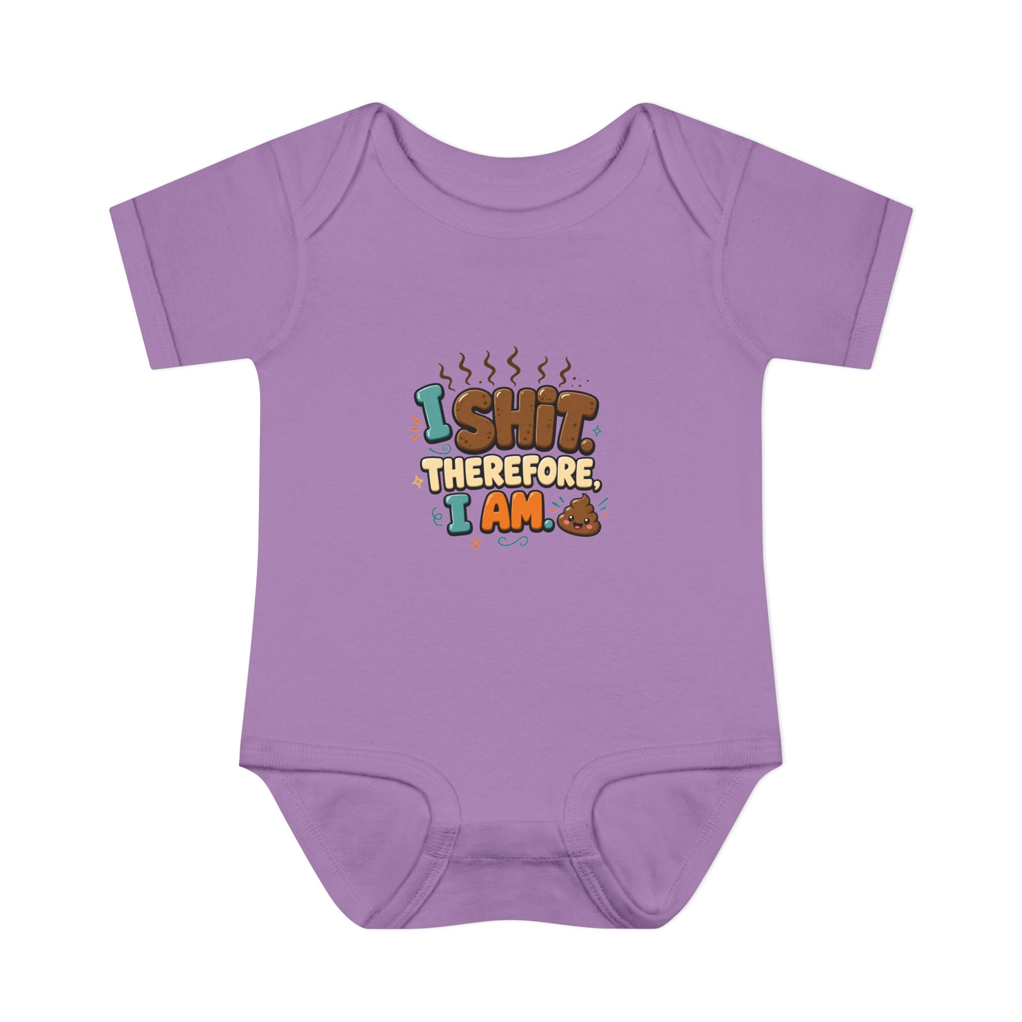 "I Shit Therefore I Am" Infant Onesie - Image 15
