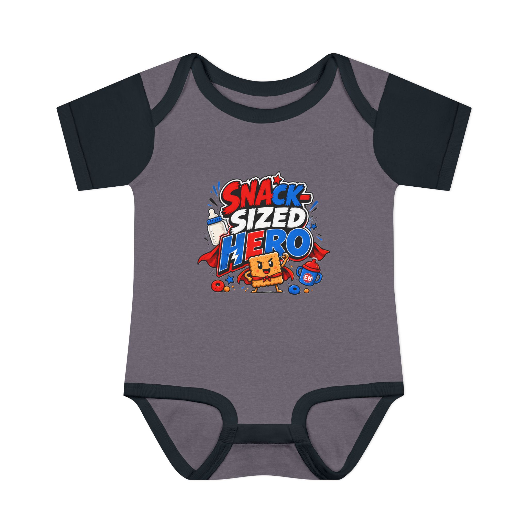 "Snack-Sized Hero" Infant Onesie - Image 13