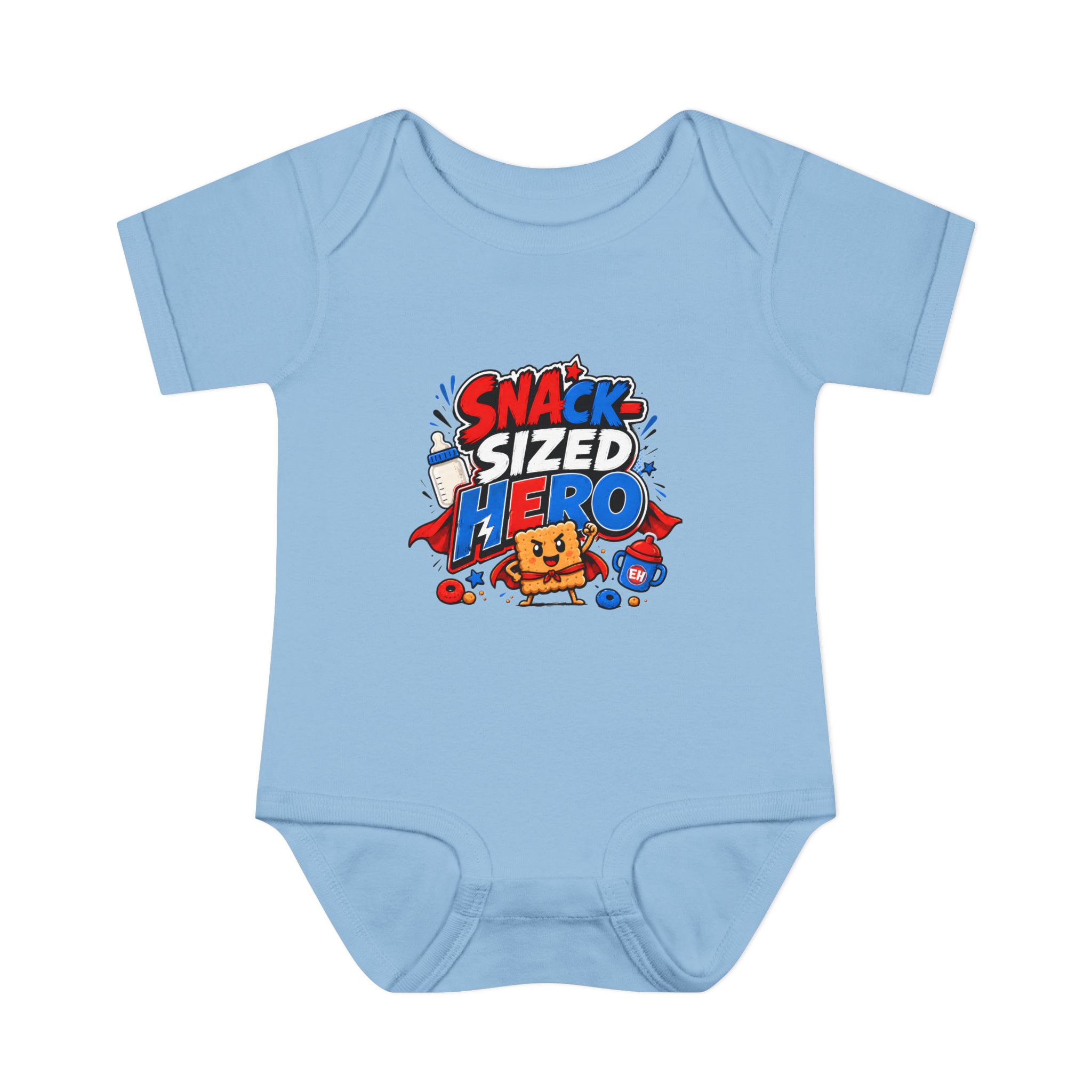 "Snack-Sized Hero" Infant Onesie - Image 10