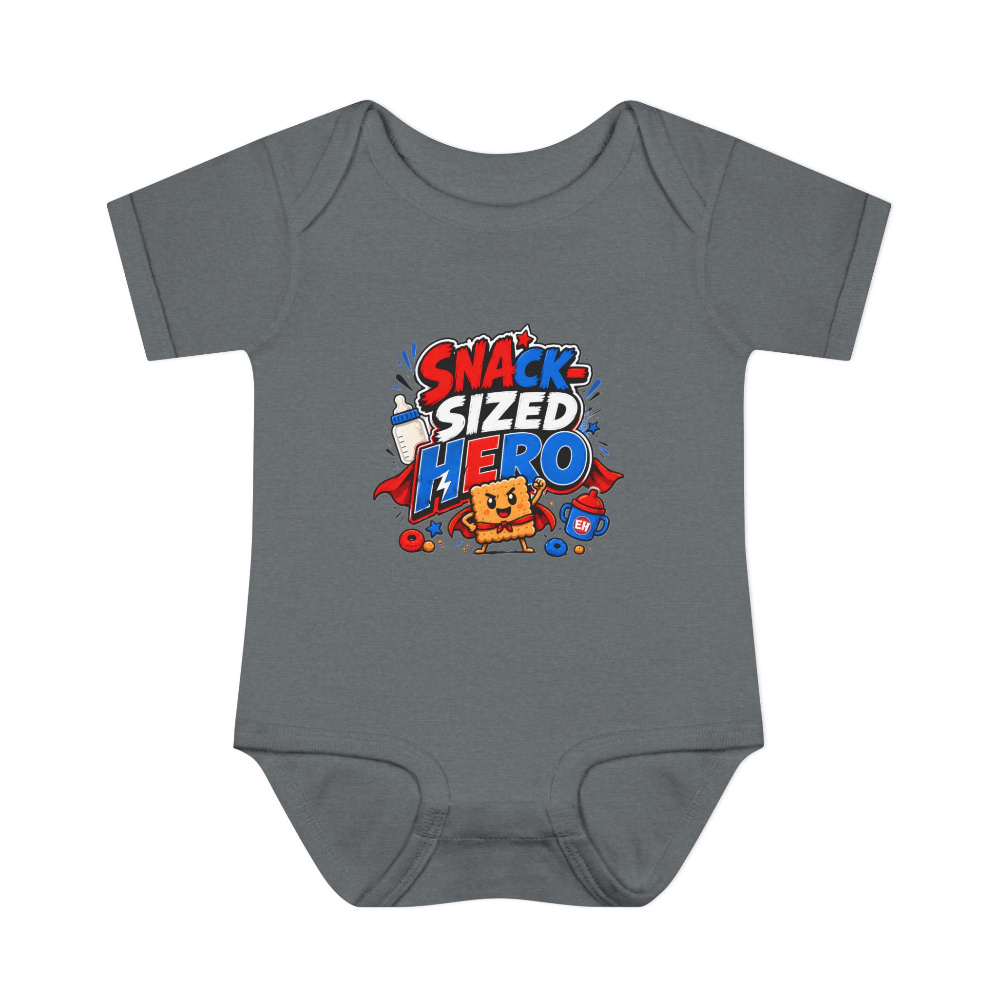 "Snack-Sized Hero" Infant Onesie - Image 5