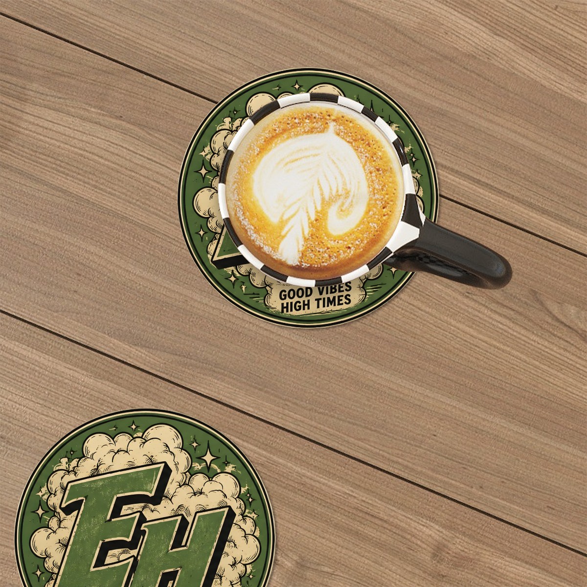EH 420 Round Ceramic Coasters Set of 6 - Image 5