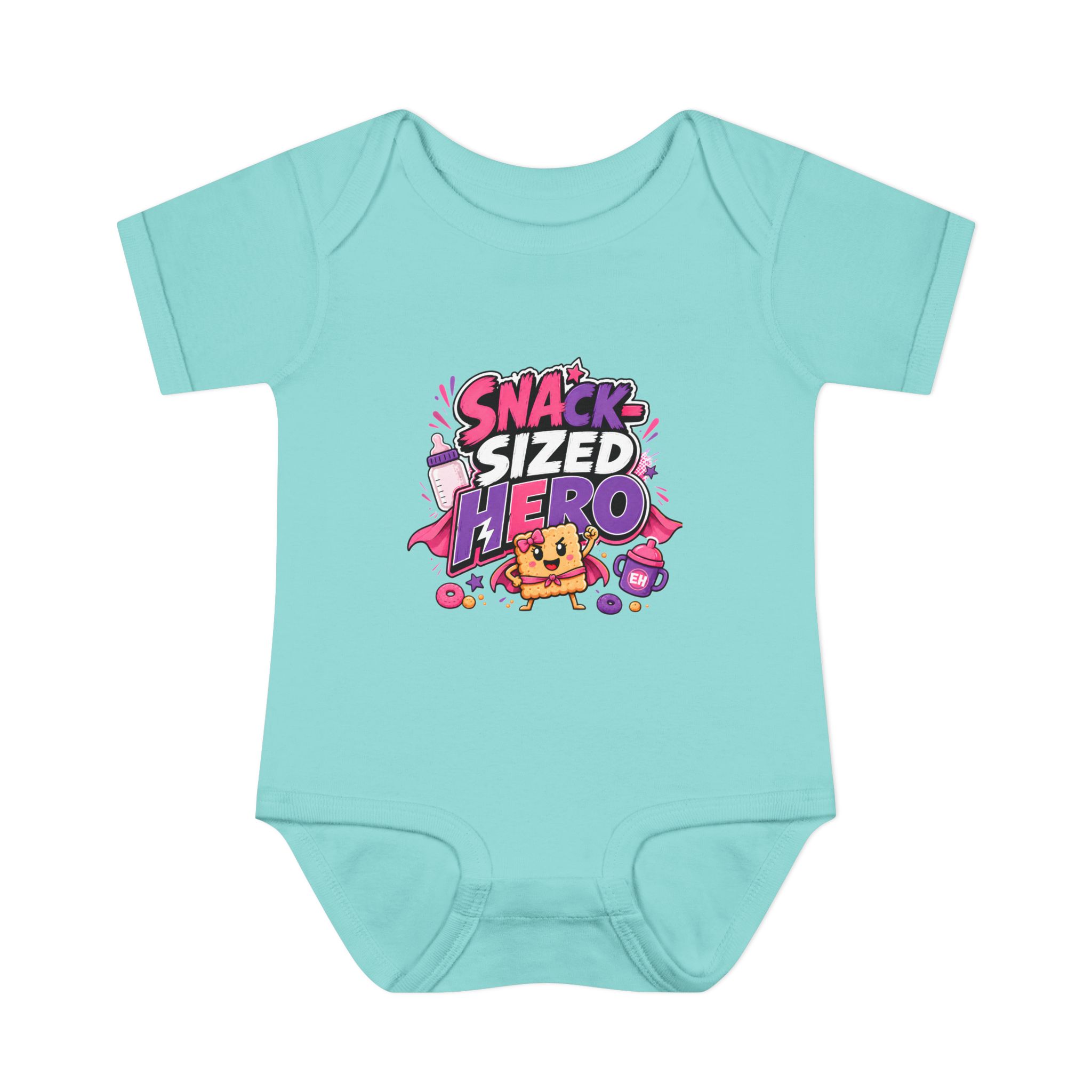 "Snack-Sized Hero" Infant Onesie - Image 6