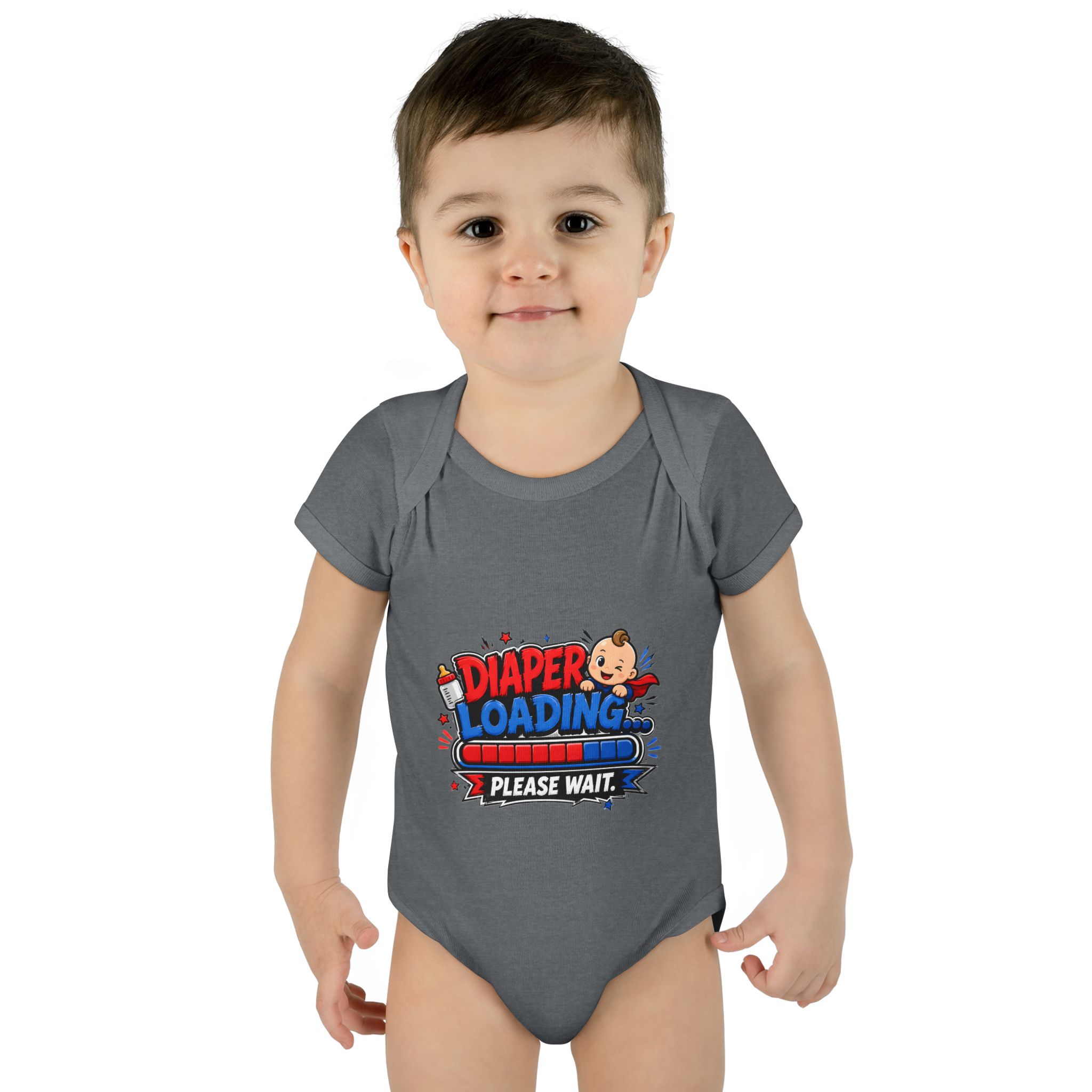 "Diaper Loading" Infant Onesie - Image 2