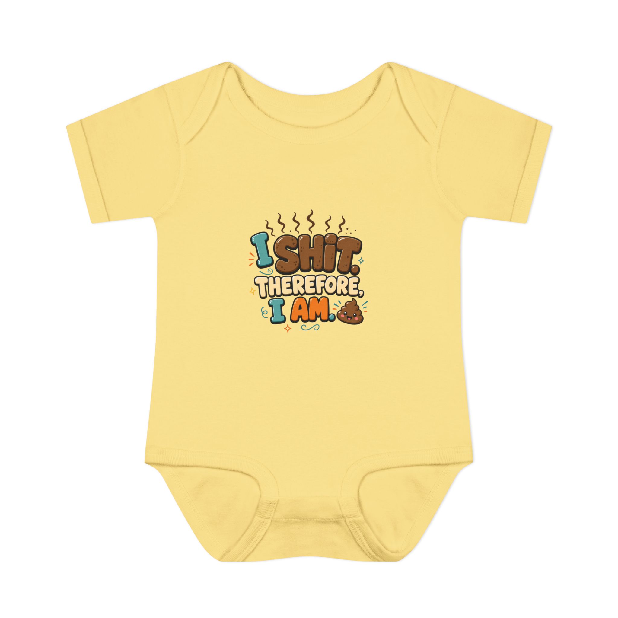 "I Shit Therefore I Am" Infant Onesie - Image 6