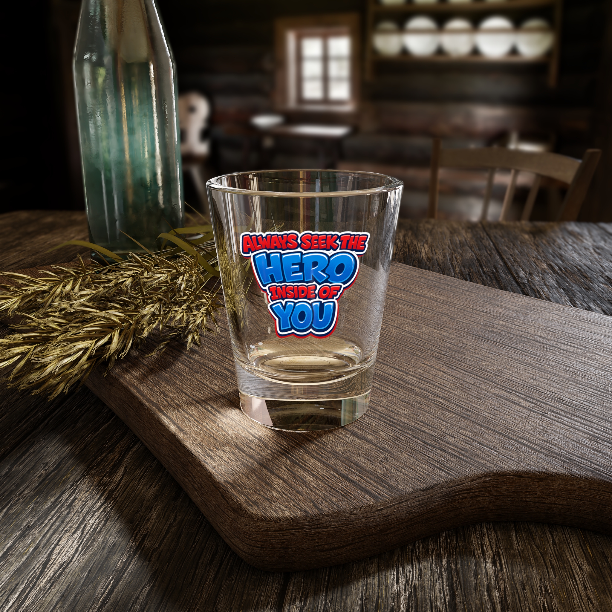 "Hero Inside Of You" Shot Glass, 1.5oz - Image 5