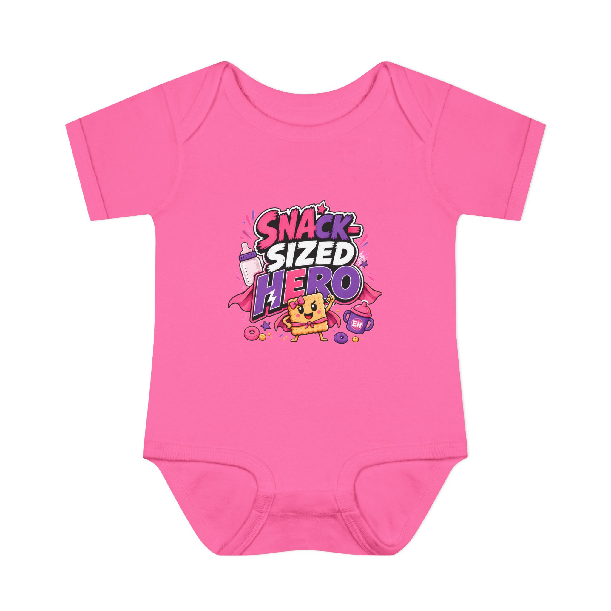 "Snack-Sized Hero" Infant Onesie - Image 16