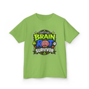 "Certified Brain Rot Survivor" Kids Tee