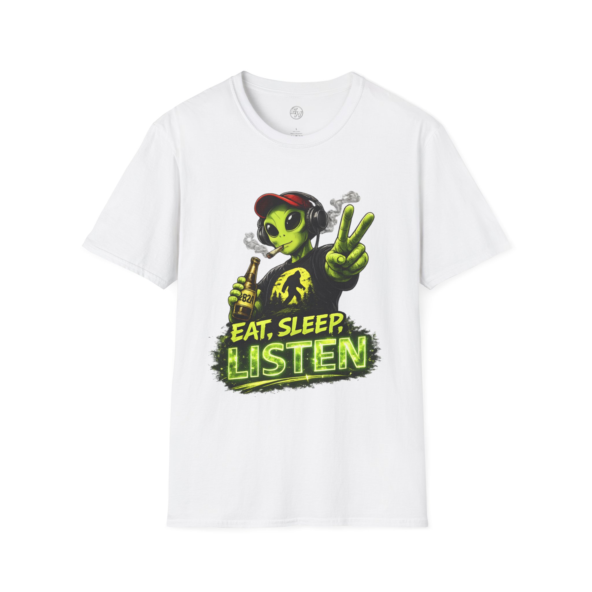 "Eat, Sleep, Listen" Graphic Tee - Image 6