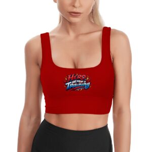 "Hero In Training" Yoga Sports Bra
