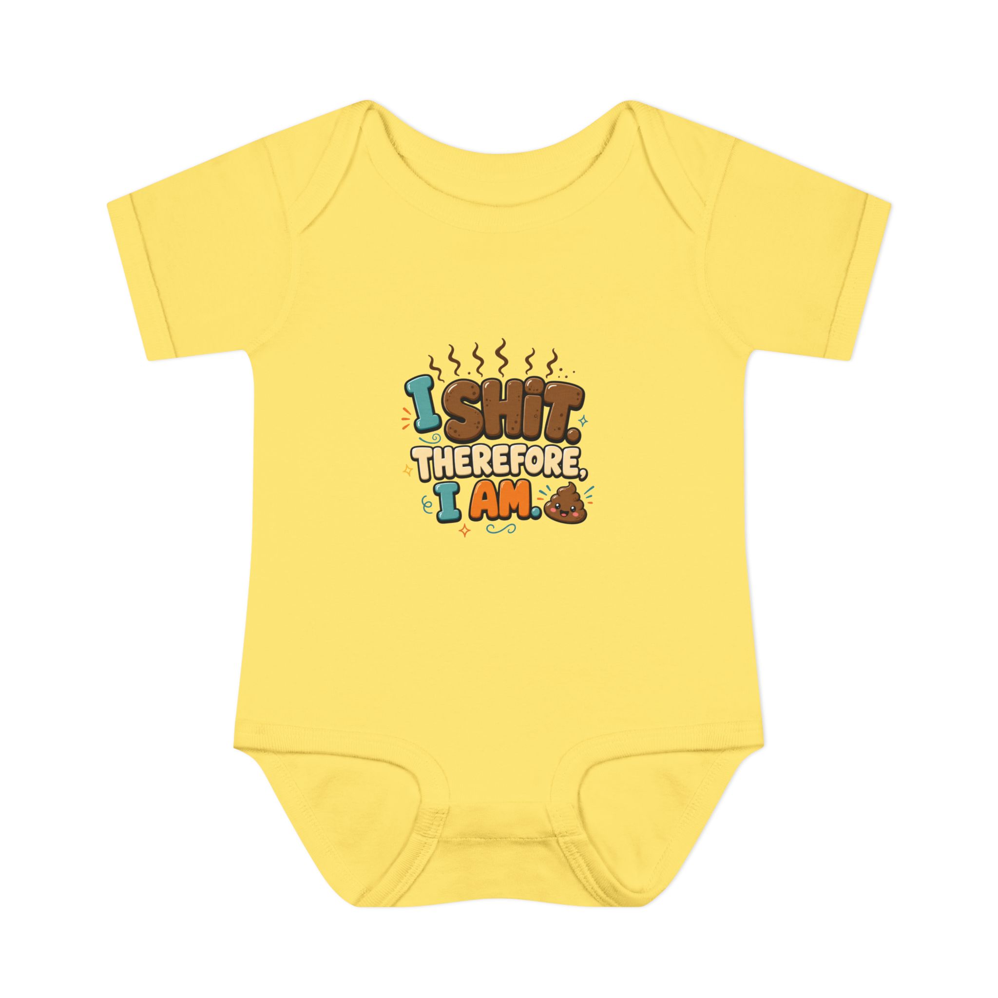 "I Shit Therefore I Am" Infant Onesie - Image 7