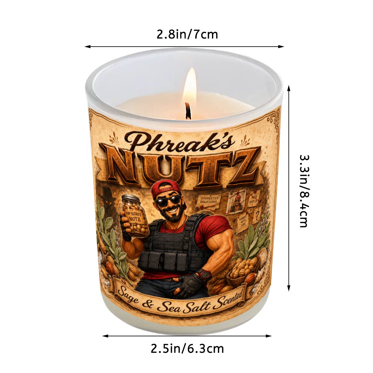 Phreaks Nutz Scented Candle (6oz) - Image 2