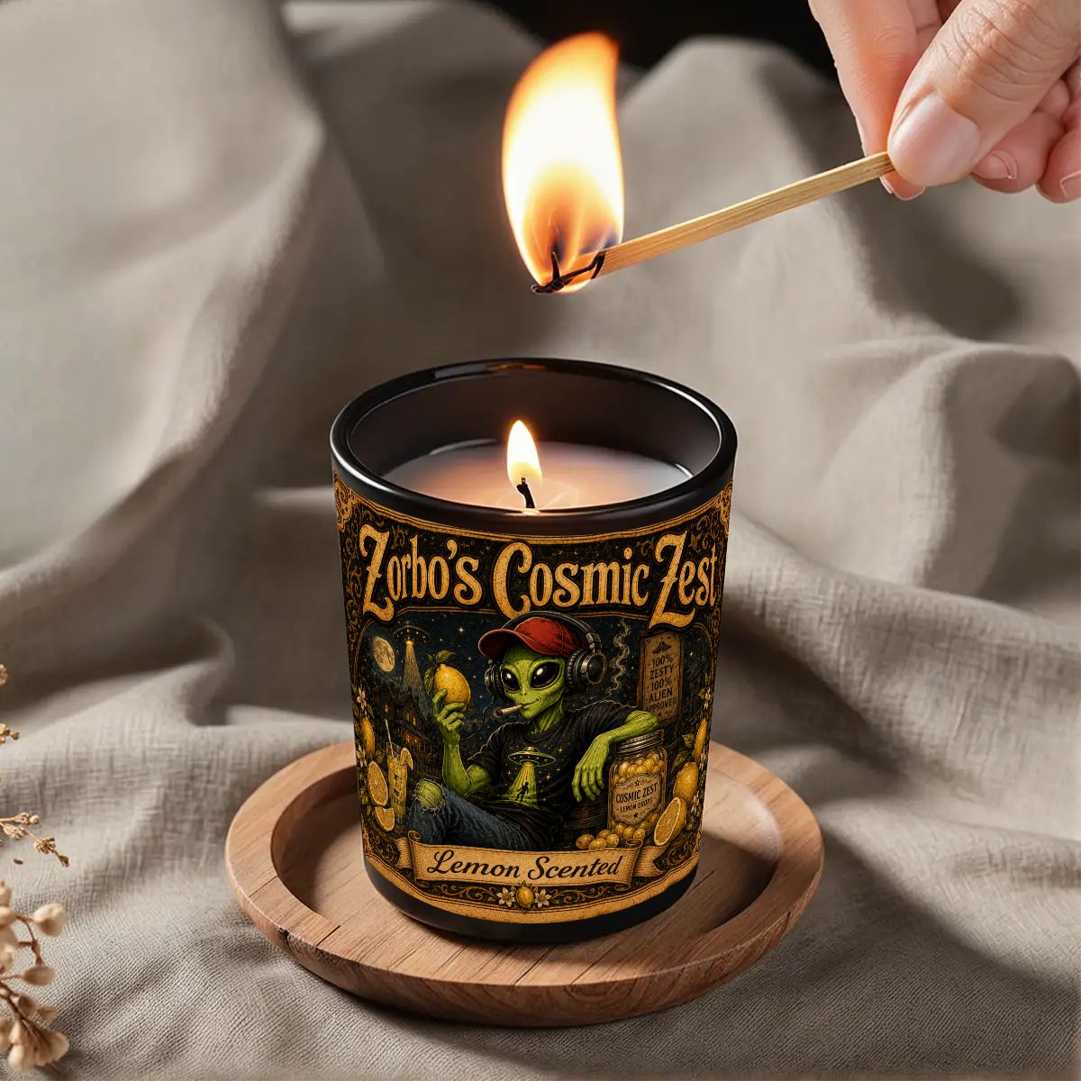 Zorbo's Zest Scented Candle (6oz) - Image 5