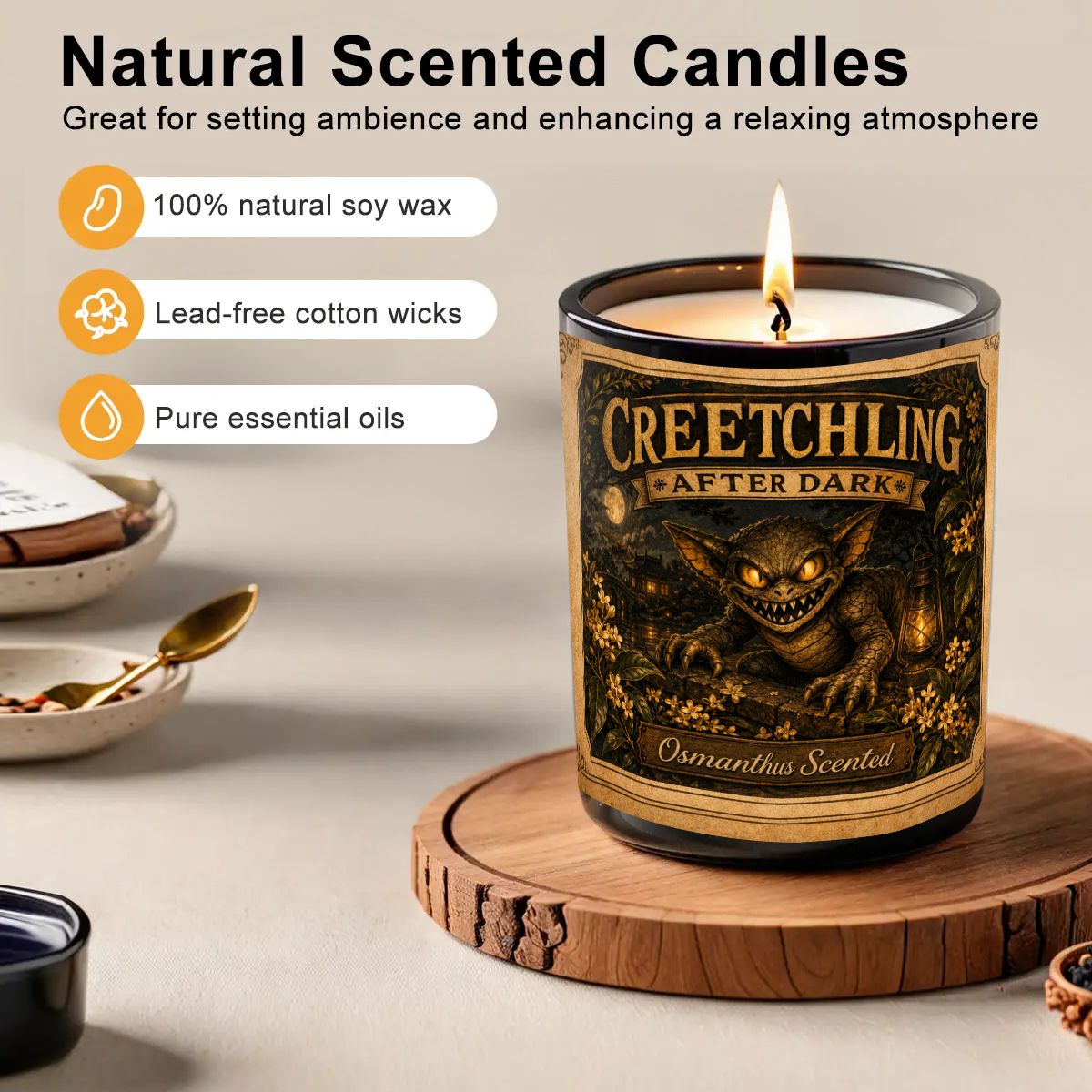 Creetchling After Dark Scented Candle (6oz) - Image 3