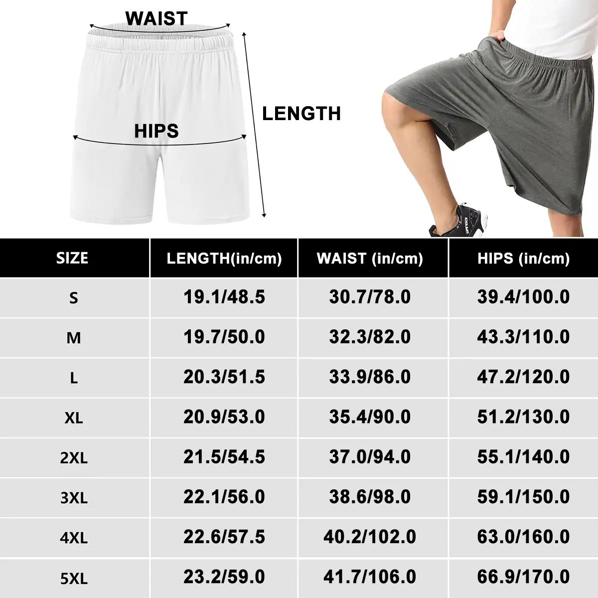 EH Men's Pajama Shorts - Image 3