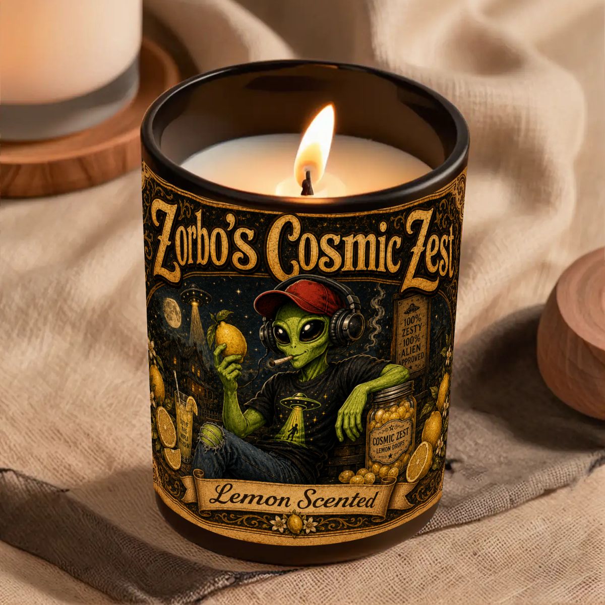 Zorbo's Zest Scented Candle (6oz) - Image 4