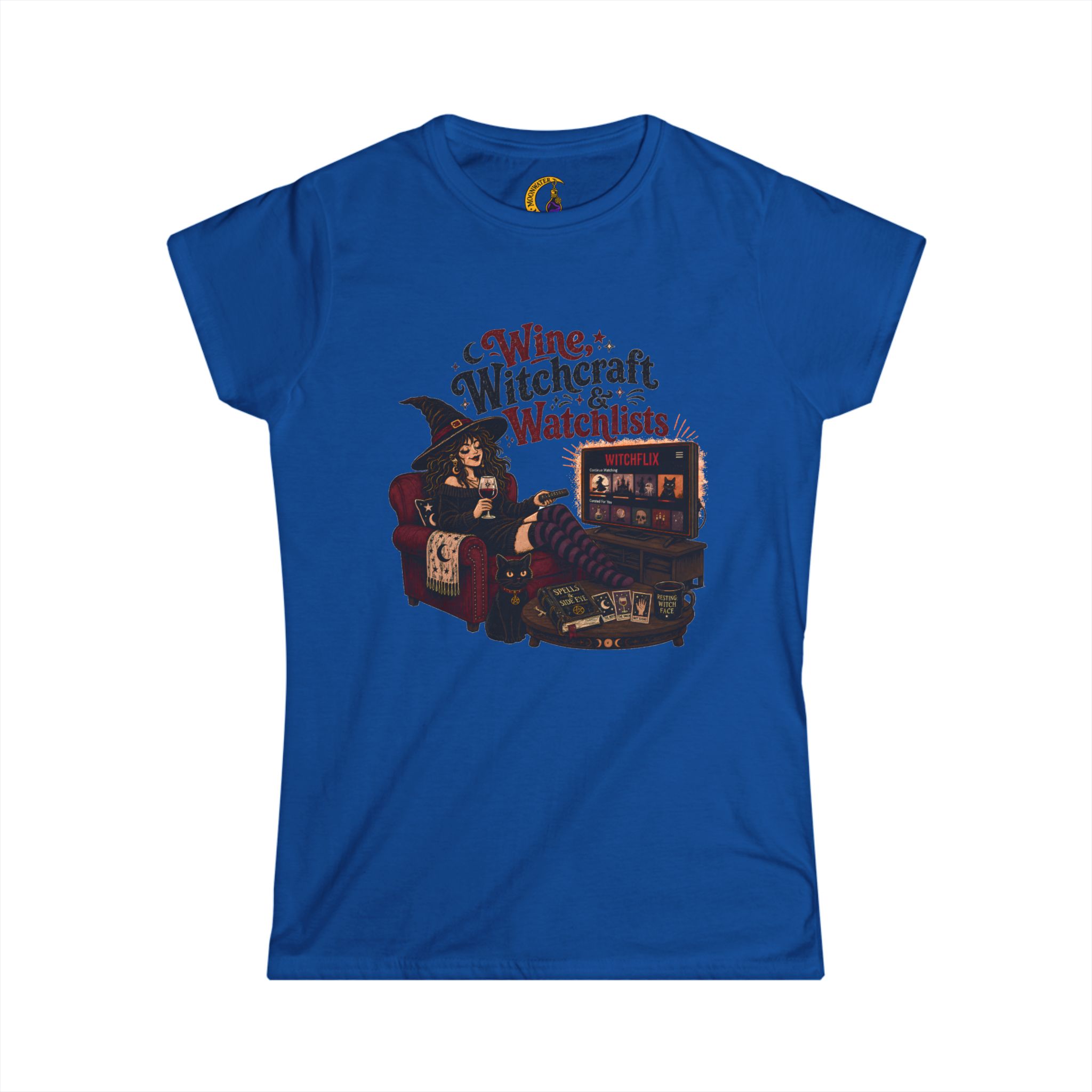 "Wine, Witchcraft, Watchlists" Women’s Tee - Image 11