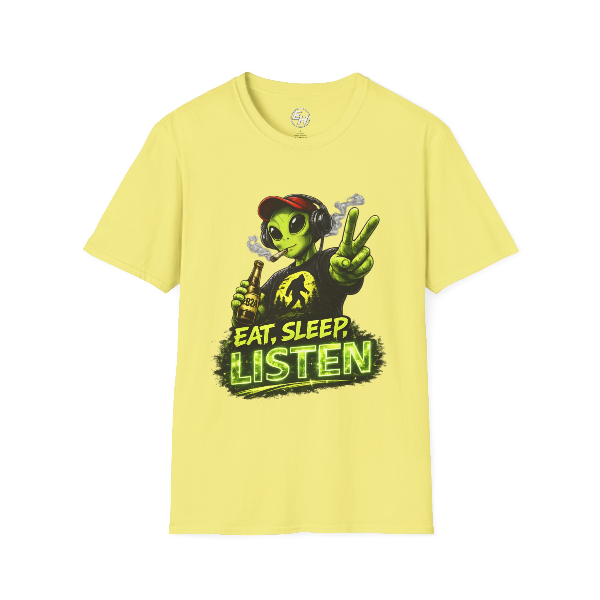 "Eat, Sleep, Listen" Graphic Tee - Image 5